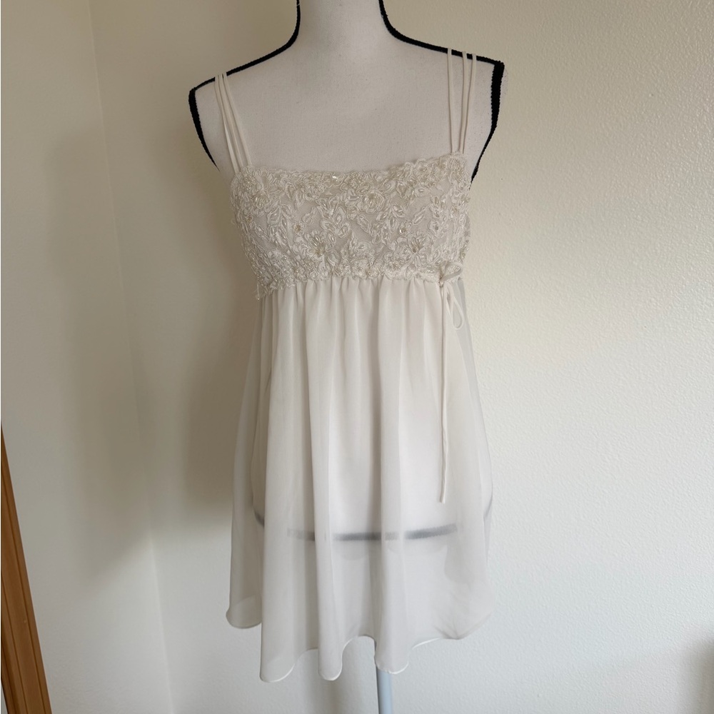 Vintage Beaded Slip Dress